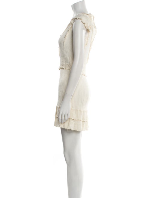 Rebecca Taylor Scoop Neck Mini Dress