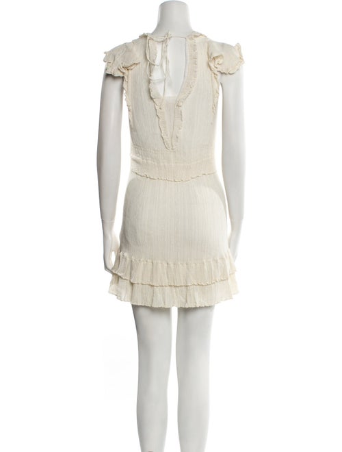 Rebecca Taylor Scoop Neck Mini Dress