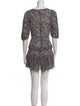 Rebecca Taylor Paisley Print Mini Dress