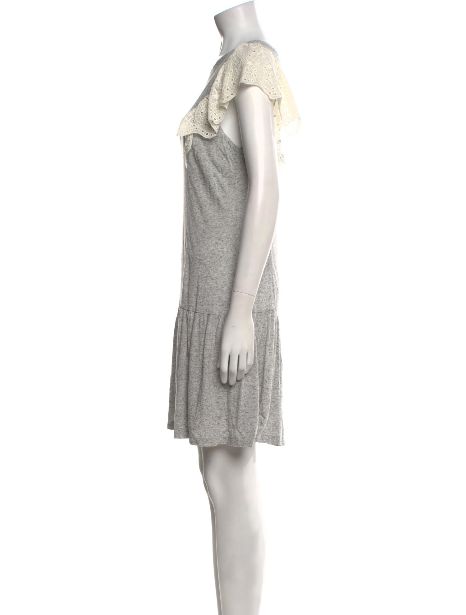 Rebecca Taylor Scoop Neck Mini Dress