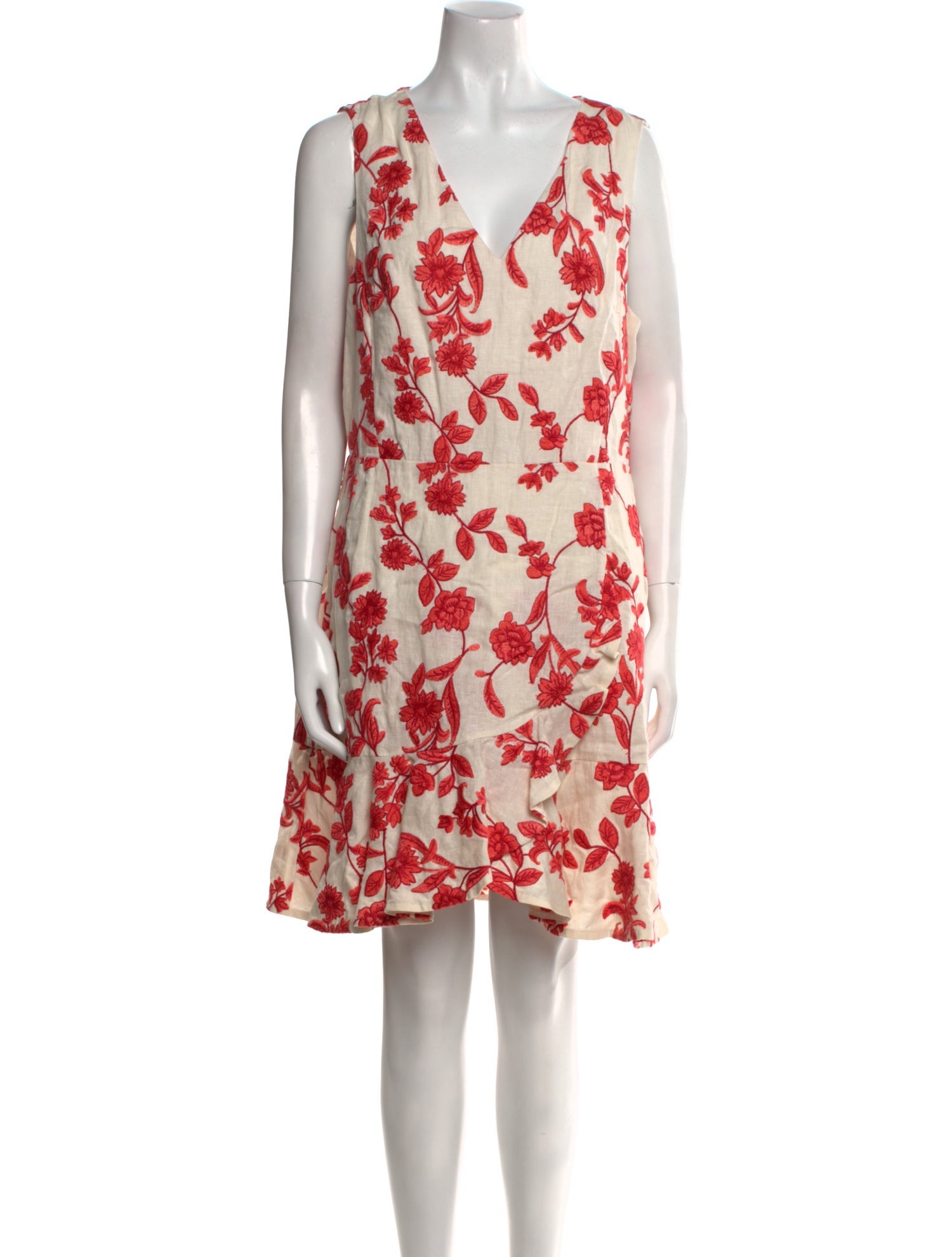 Rebecca Taylor Linen Knee-Length Dress w/ Tags