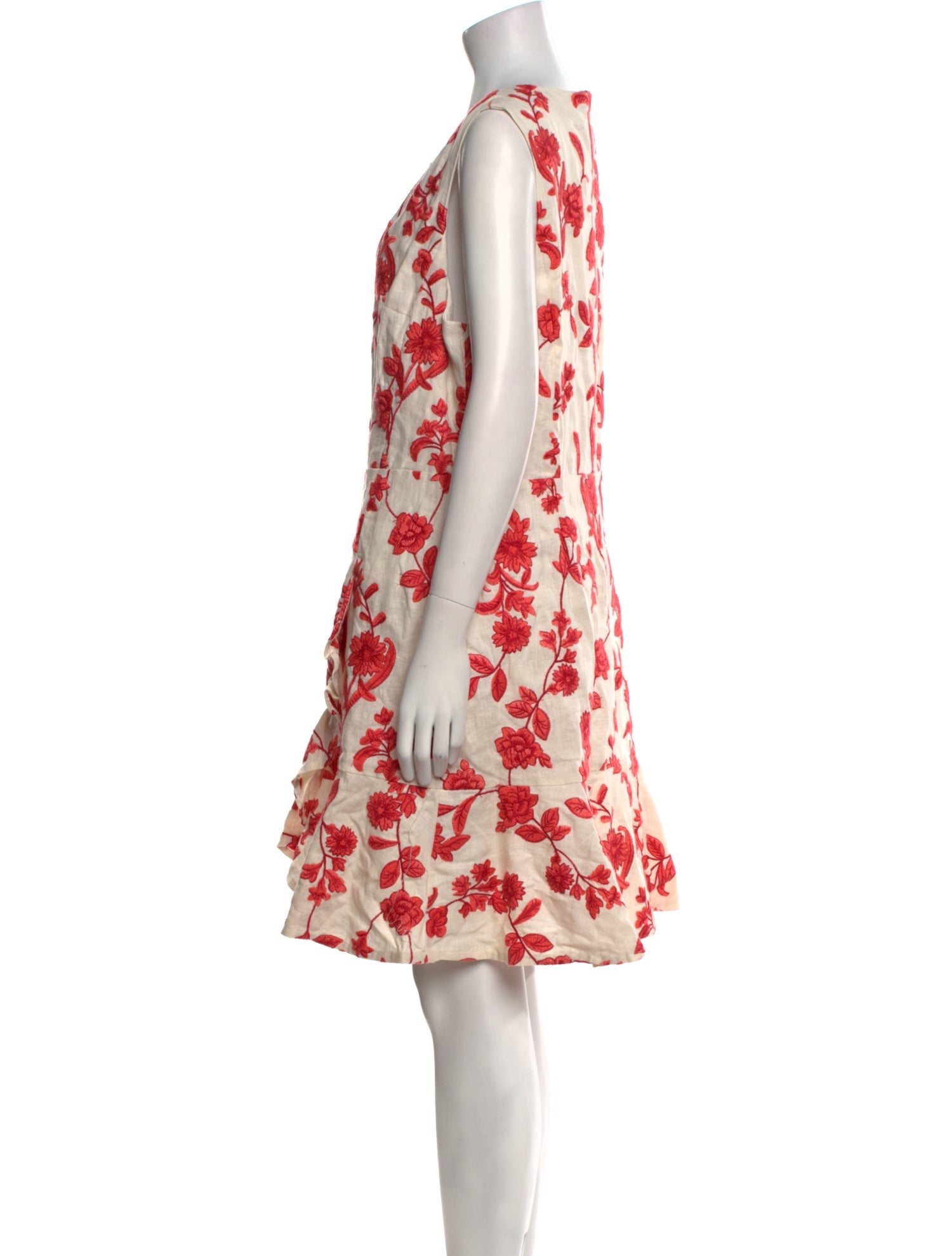 Rebecca Taylor Linen Knee-Length Dress w/ Tags