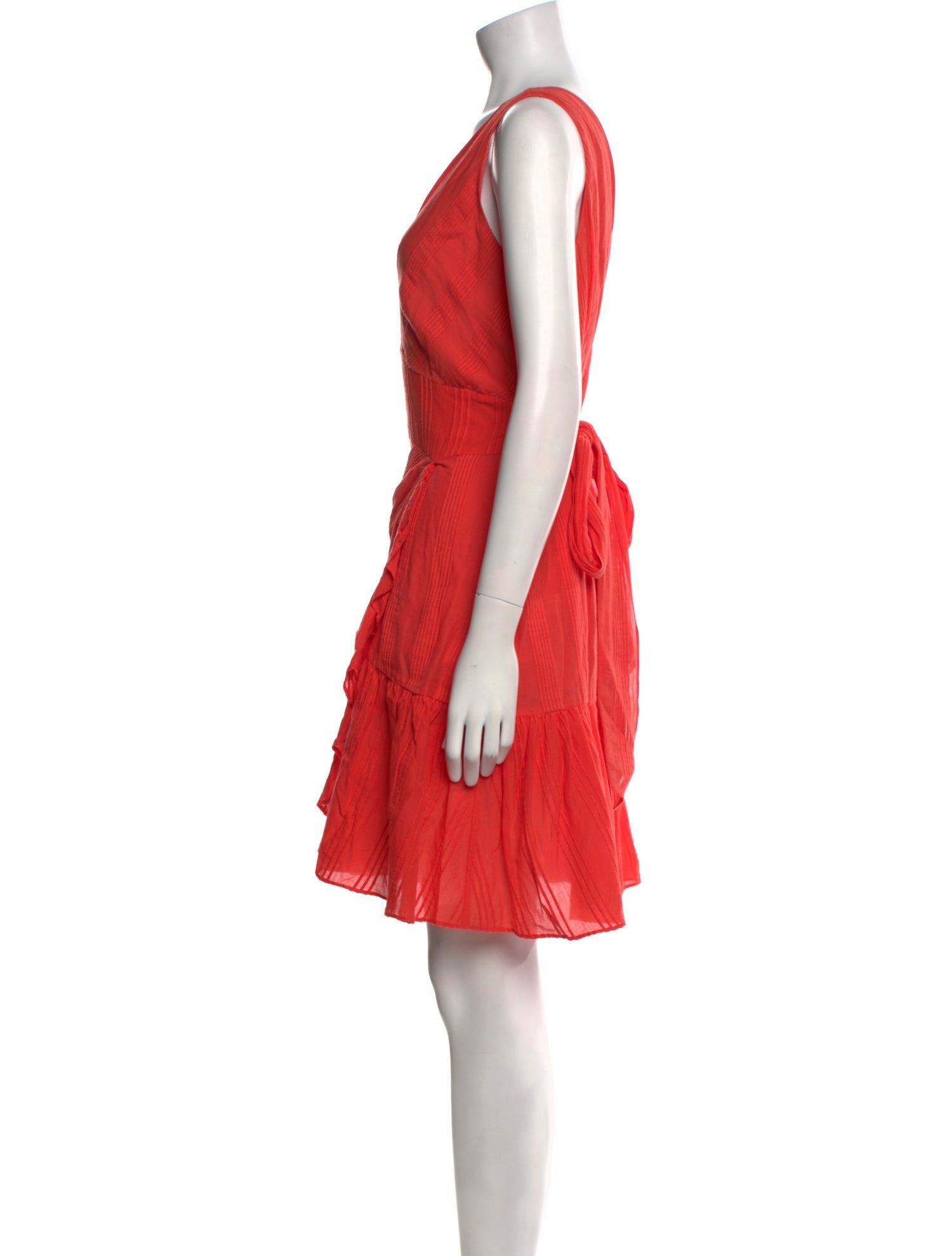 Rebecca Taylor Plunge Neckline Mini Dress