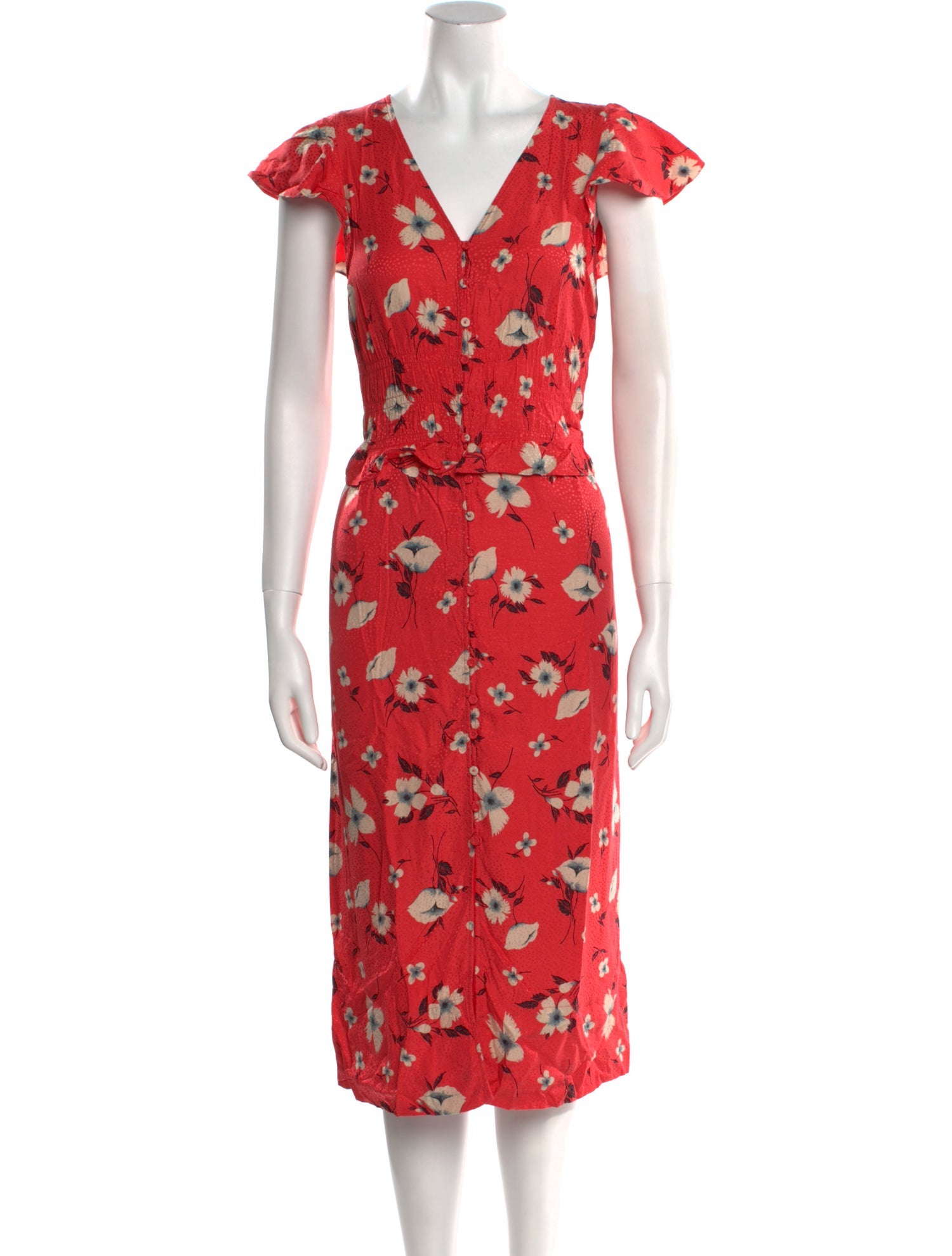 Rebecca Taylor Silk Midi Length Dress w/ Tags