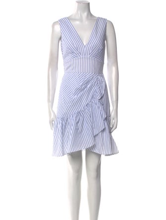 Rebecca Taylor Striped Mini Dress