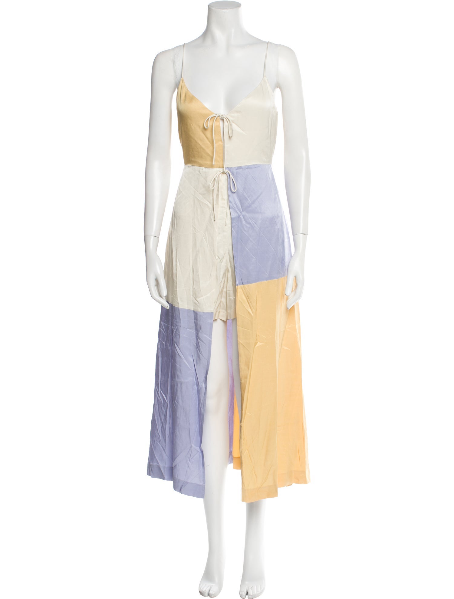 Rebecca Taylor Colorblock Pattern Long Dress w/ Tags