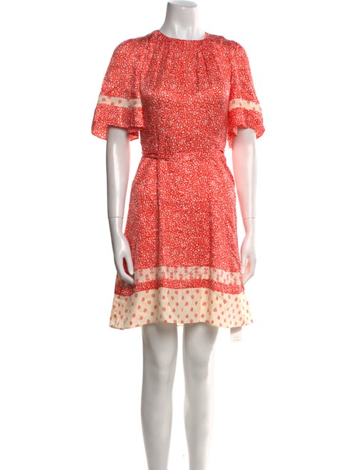 Rebecca Taylor Floral Print Mini Dress