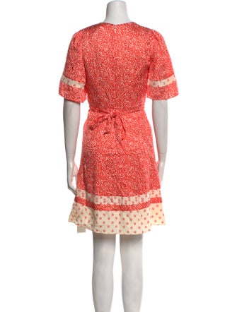 Rebecca Taylor Floral Print Mini Dress