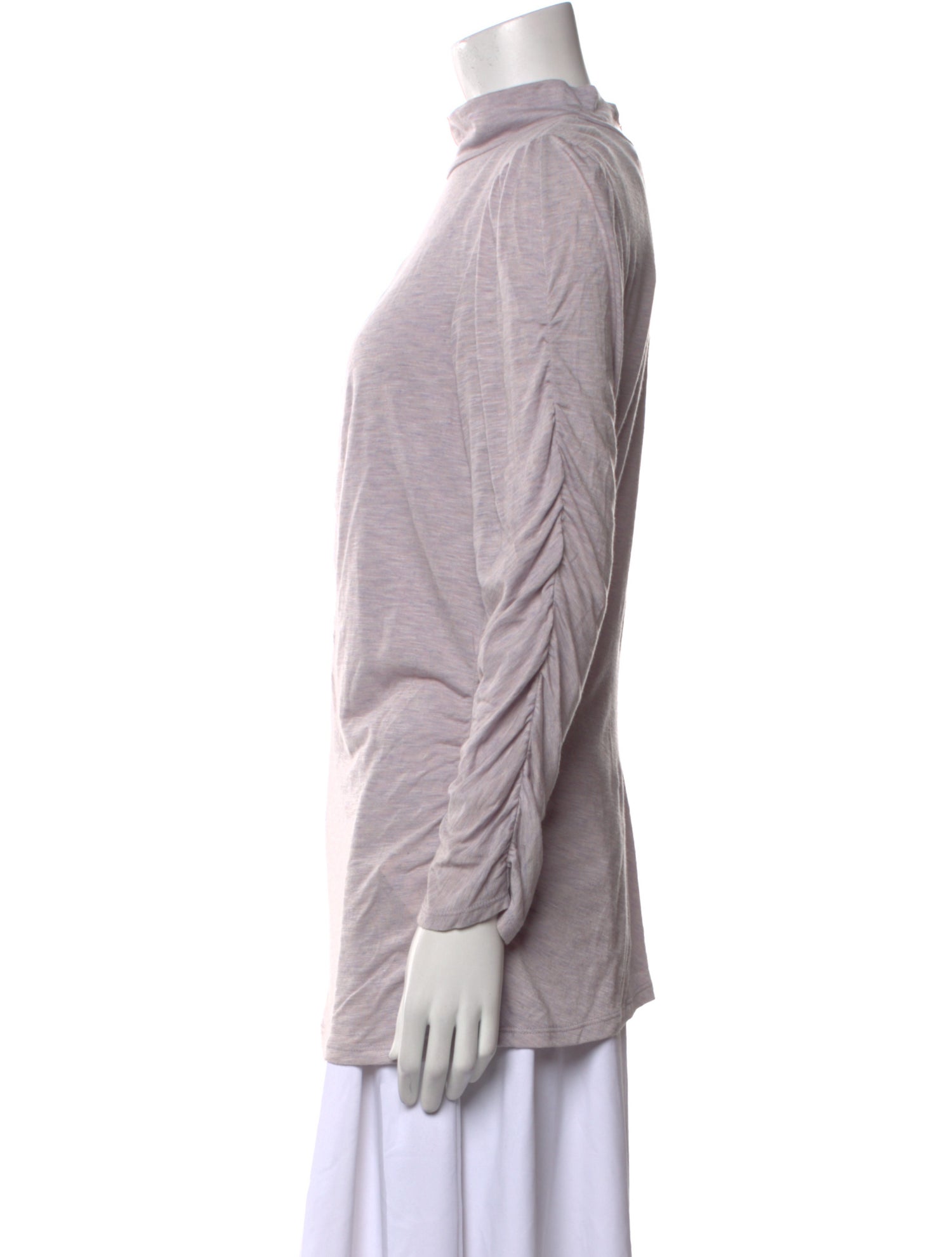 Rebecca Taylor Mock Neck Long Sleeve Tunic