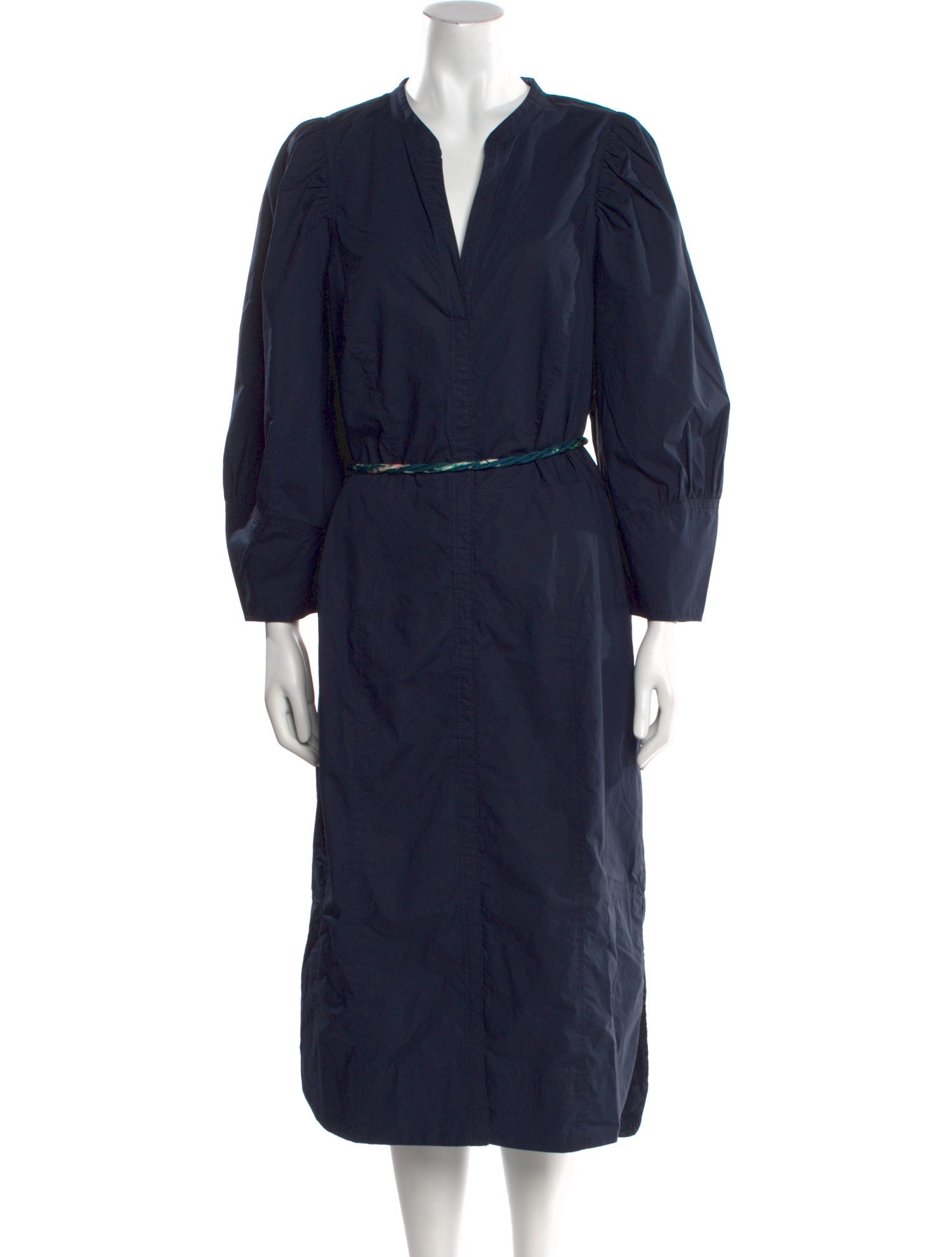 Rebecca Taylor V-Neck Midi Length Dress