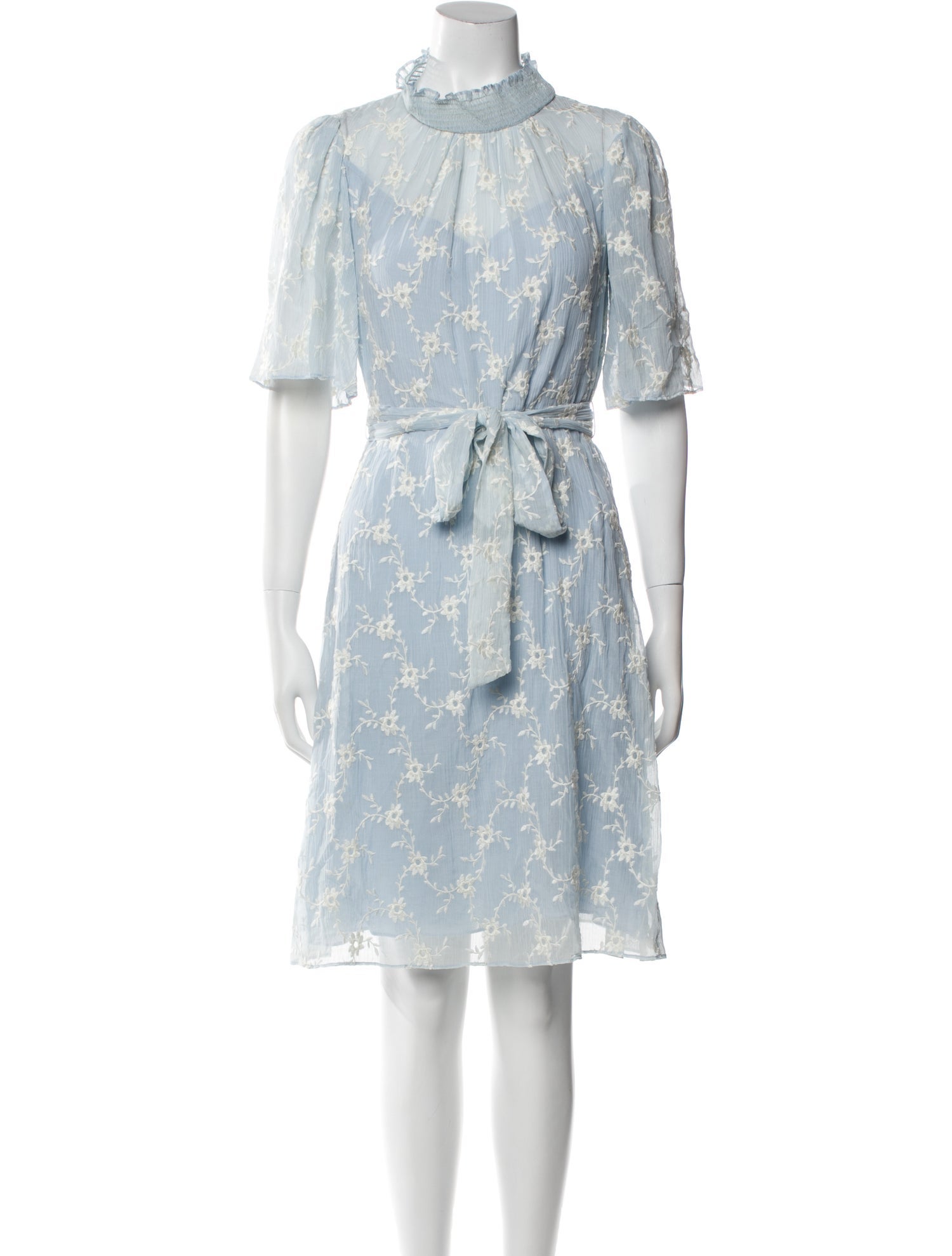 Rebecca Taylor Printed Knee-Length Dress