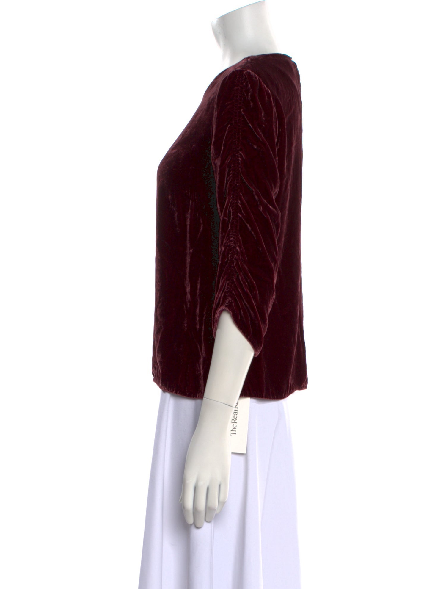 Rebecca Taylor Crew Neck Three-Quarter Sleeve Top w/ Tags