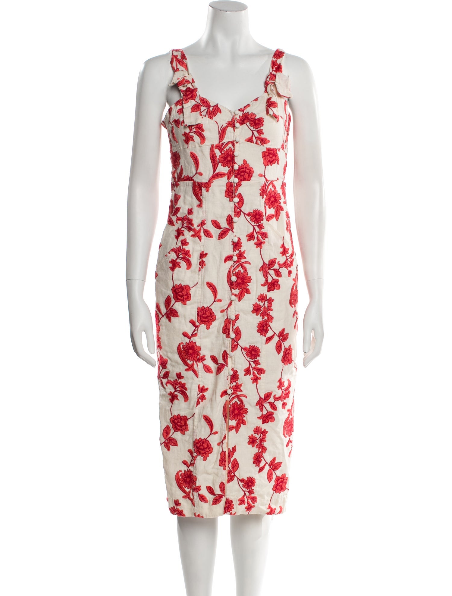 Rebecca Taylor Linen Midi Length Dress w/ Tags