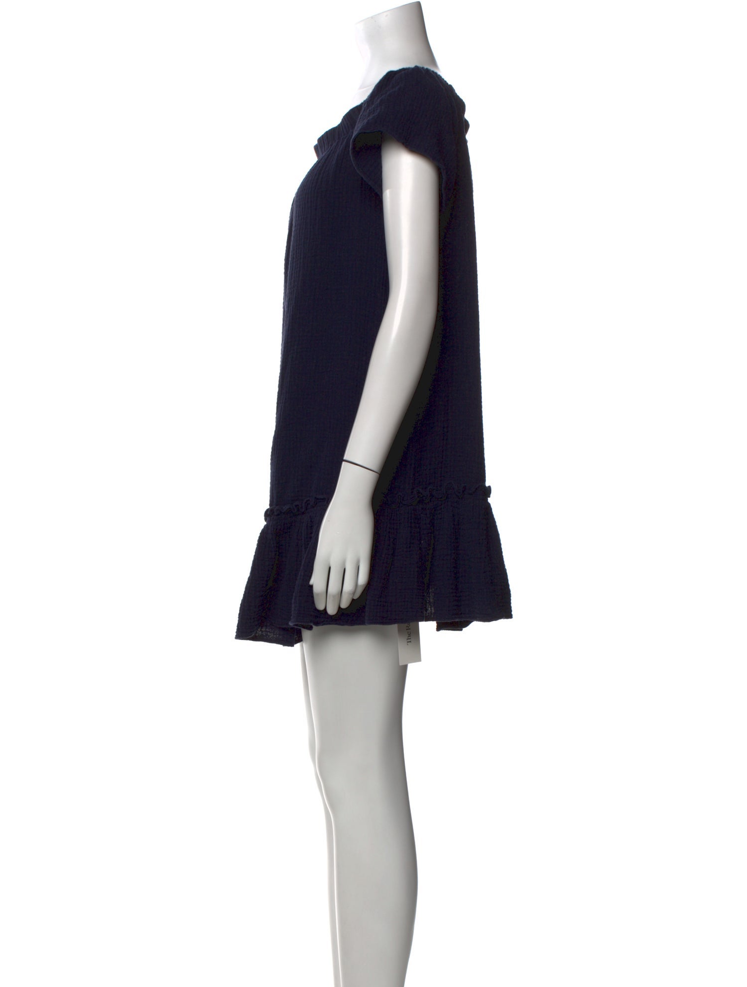 Rebecca Taylor Square Neckline Mini Dress