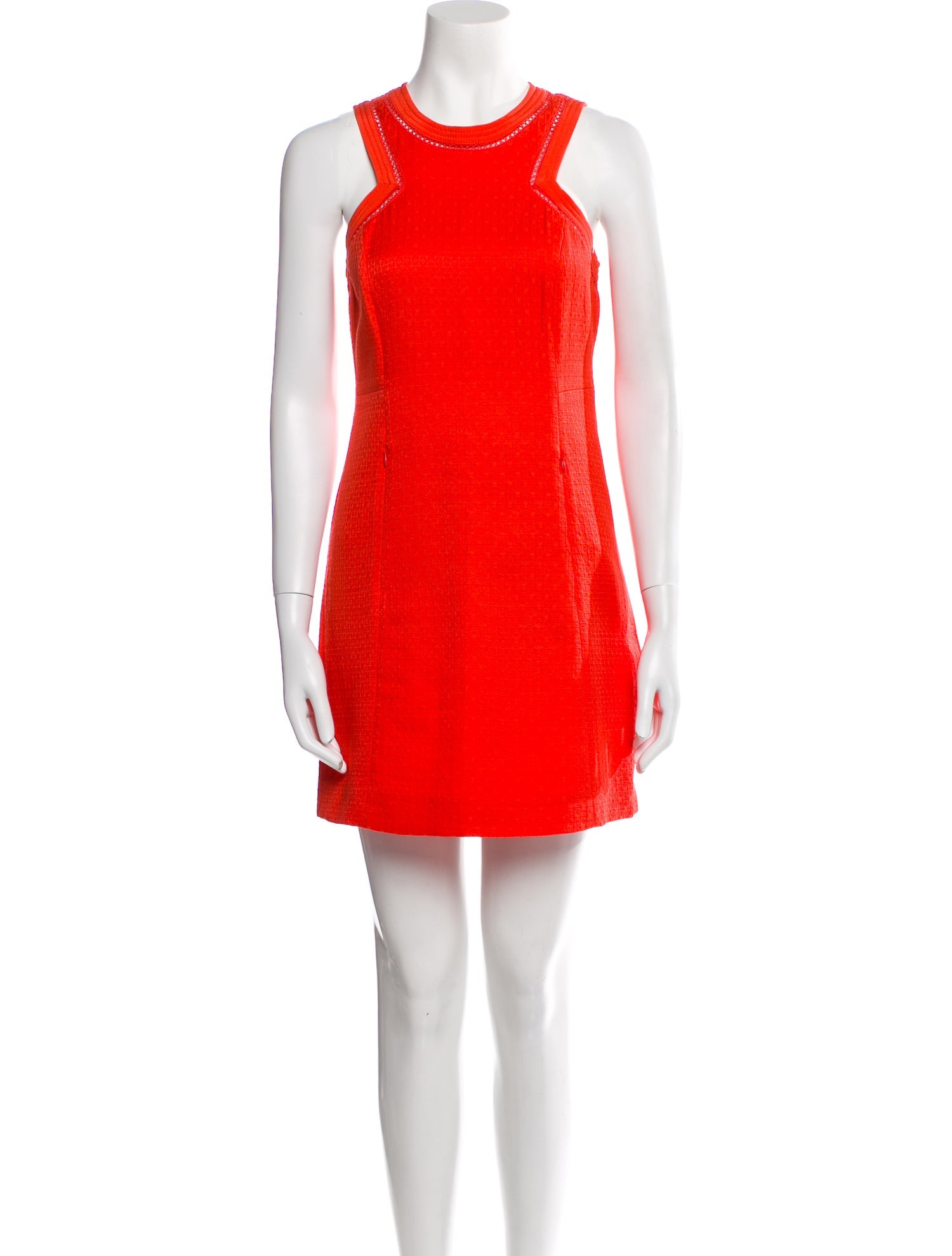 Rebecca Taylor Crew Neck Mini Dress
