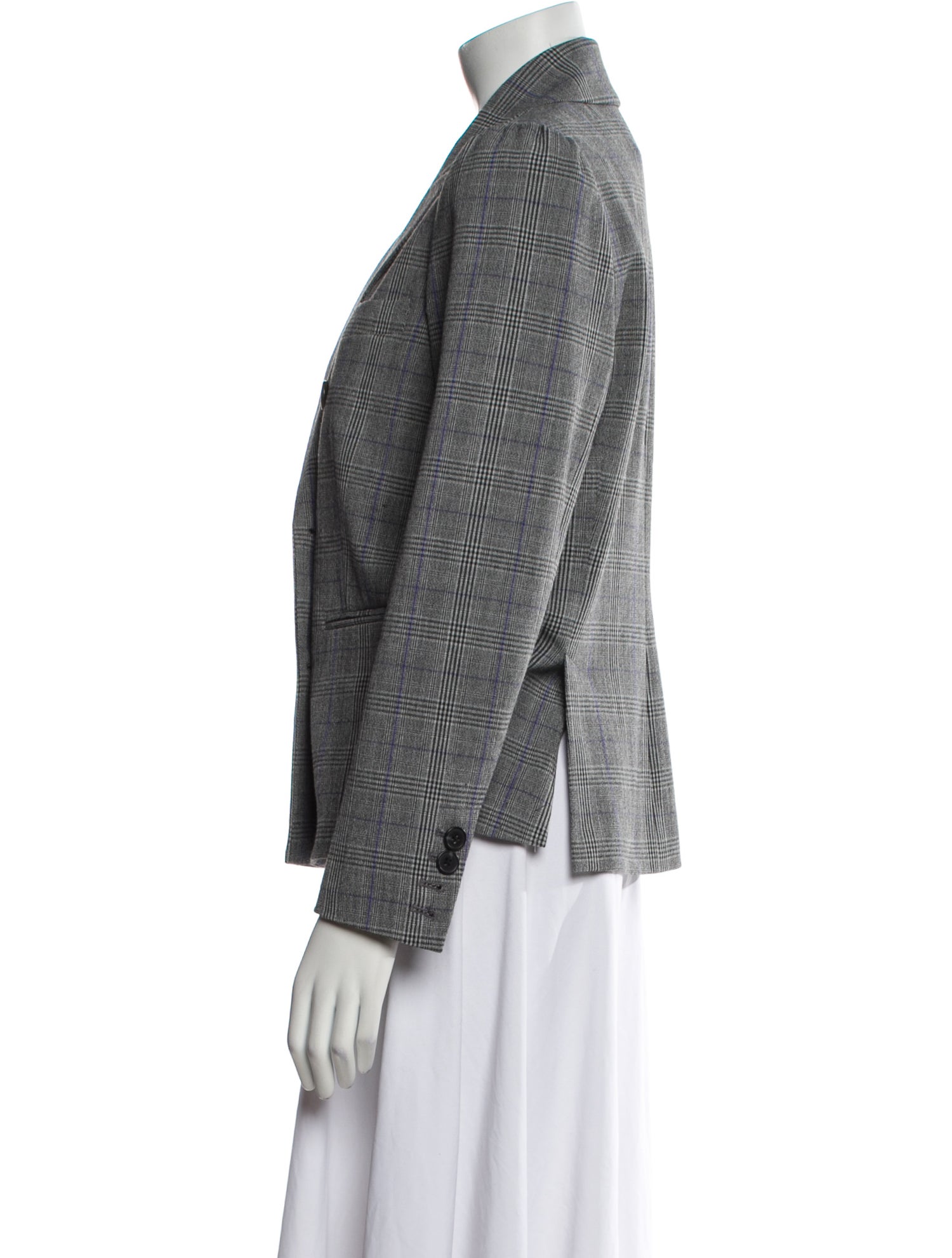Rebecca Taylor Plaid Print Blazer