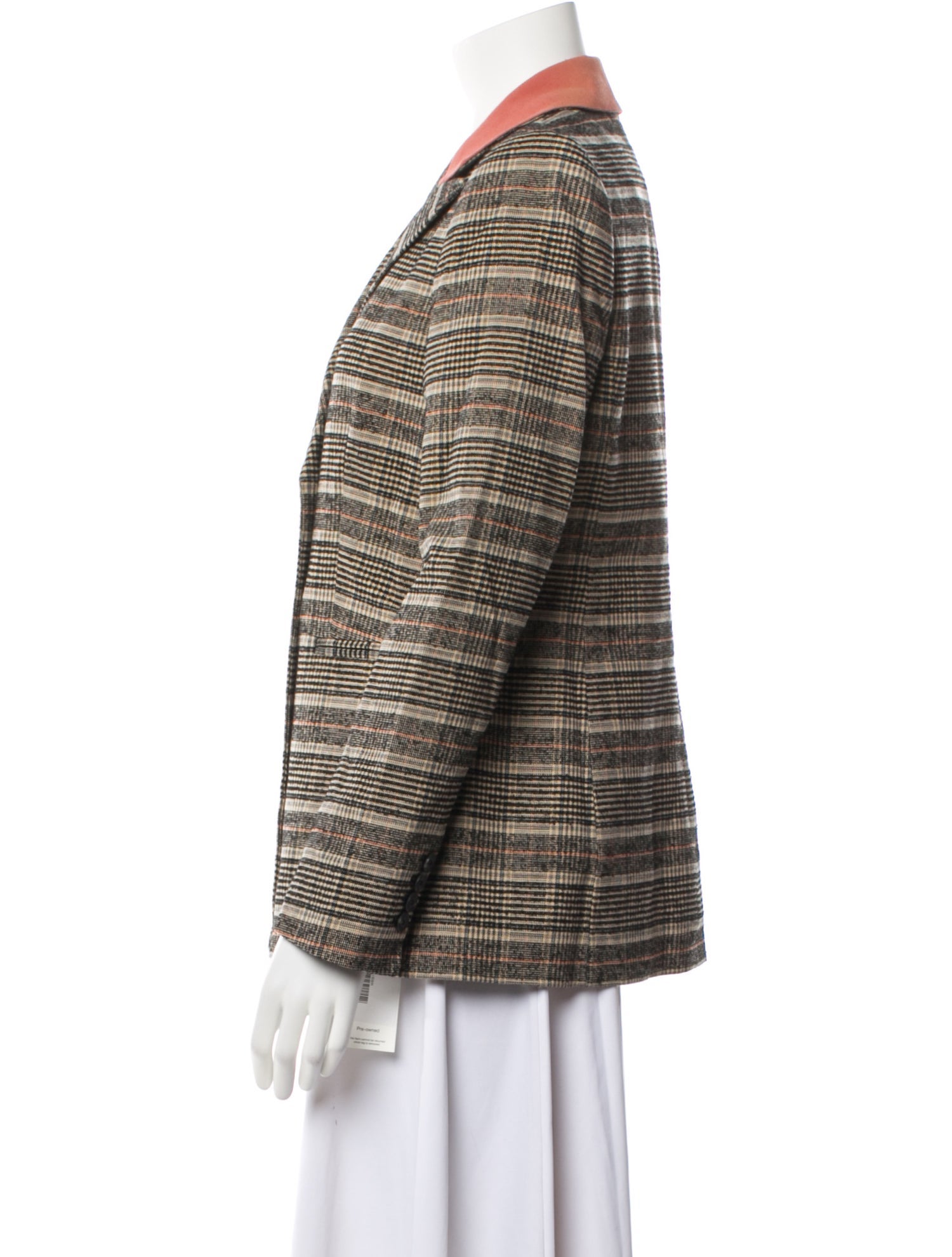 Rebecca Taylor Plaid Print Blazer