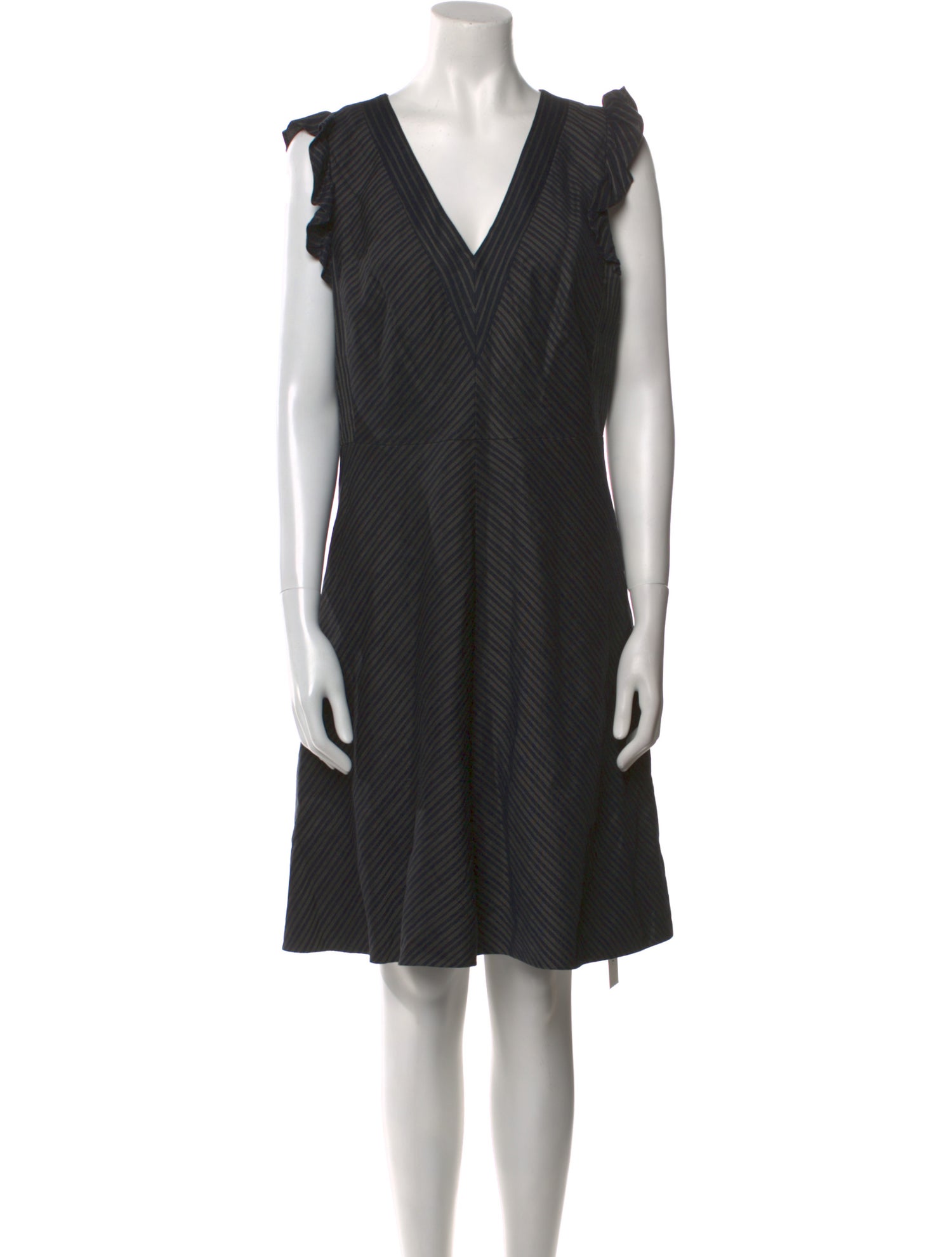 Rebecca Taylor V-Neck Knee-Length Dress