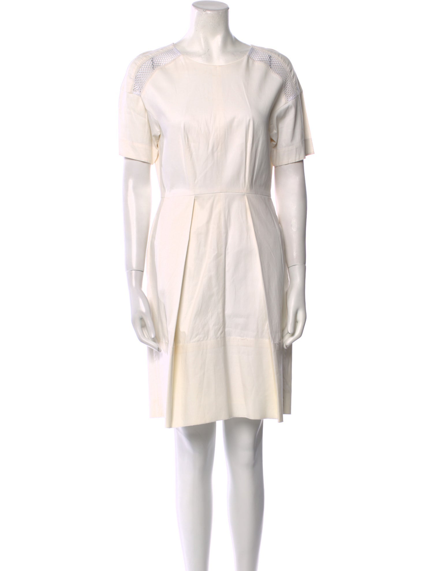 Rebecca Taylor Bateau Neckline Mini Dress