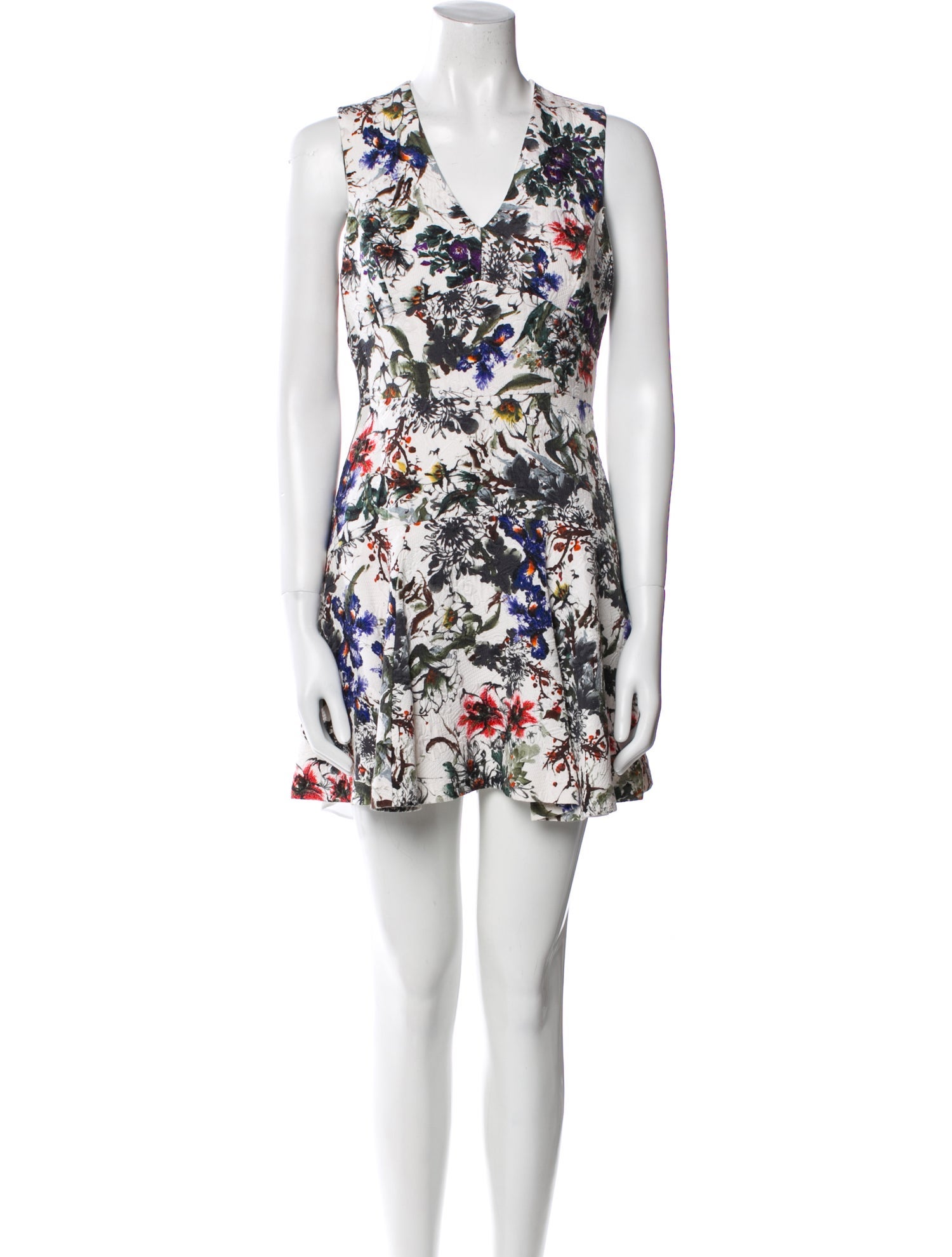 Rebecca Taylor Floral Print Mini Dress