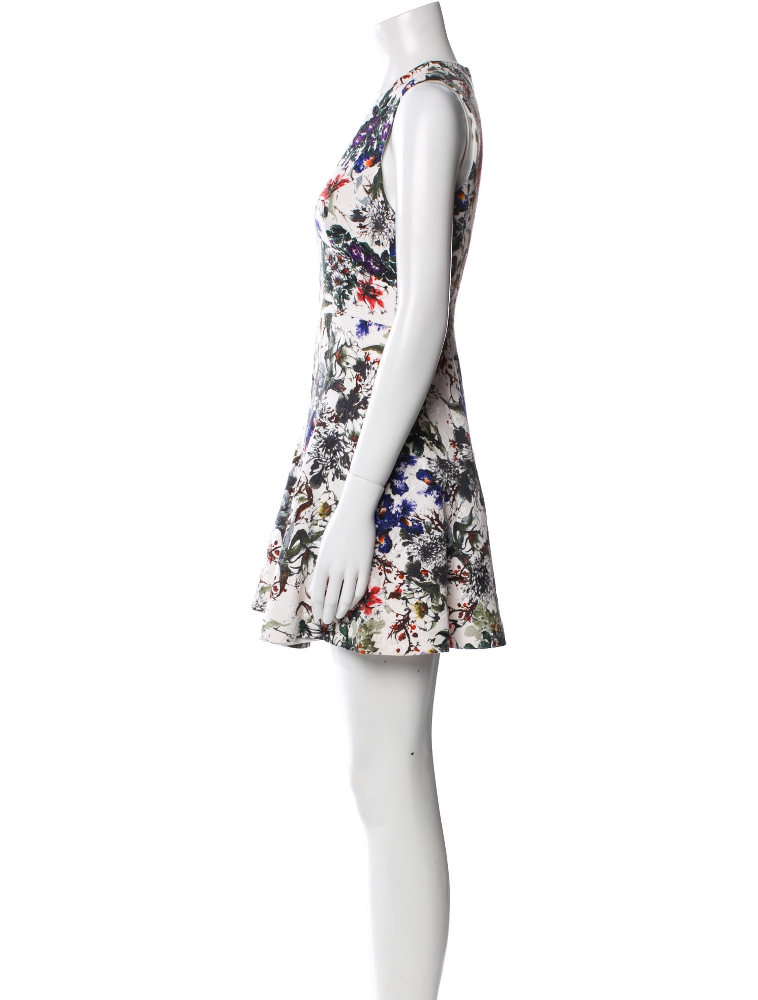 Rebecca Taylor Floral Print Mini Dress