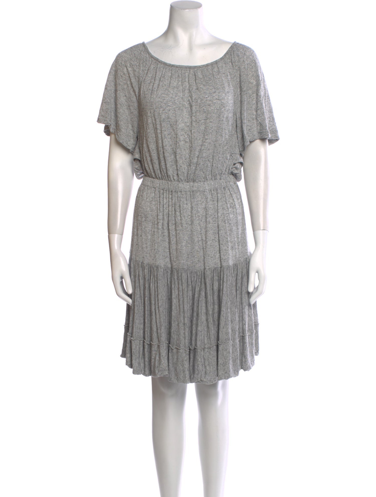 Rebecca Taylor Scoop Neck Mini Dress