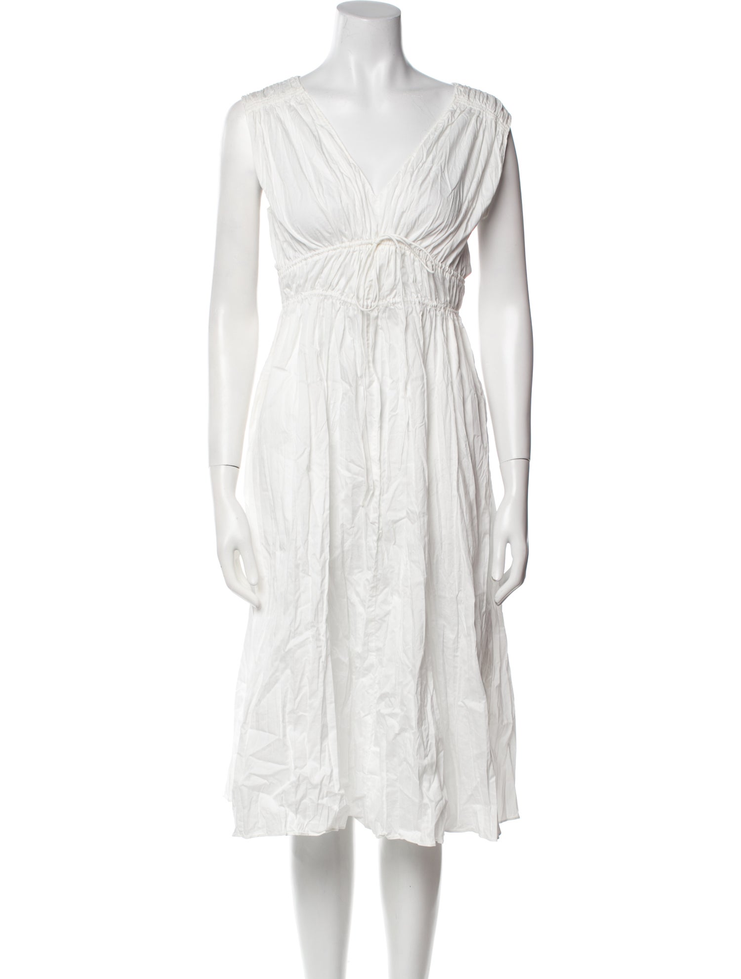 Rebecca Taylor V-Neck Midi Length Dress