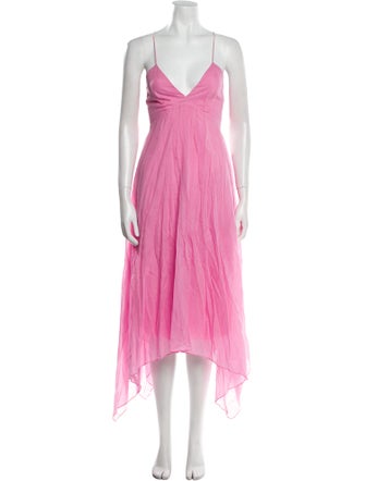 Rebecca Taylor V-Neck Long Dress