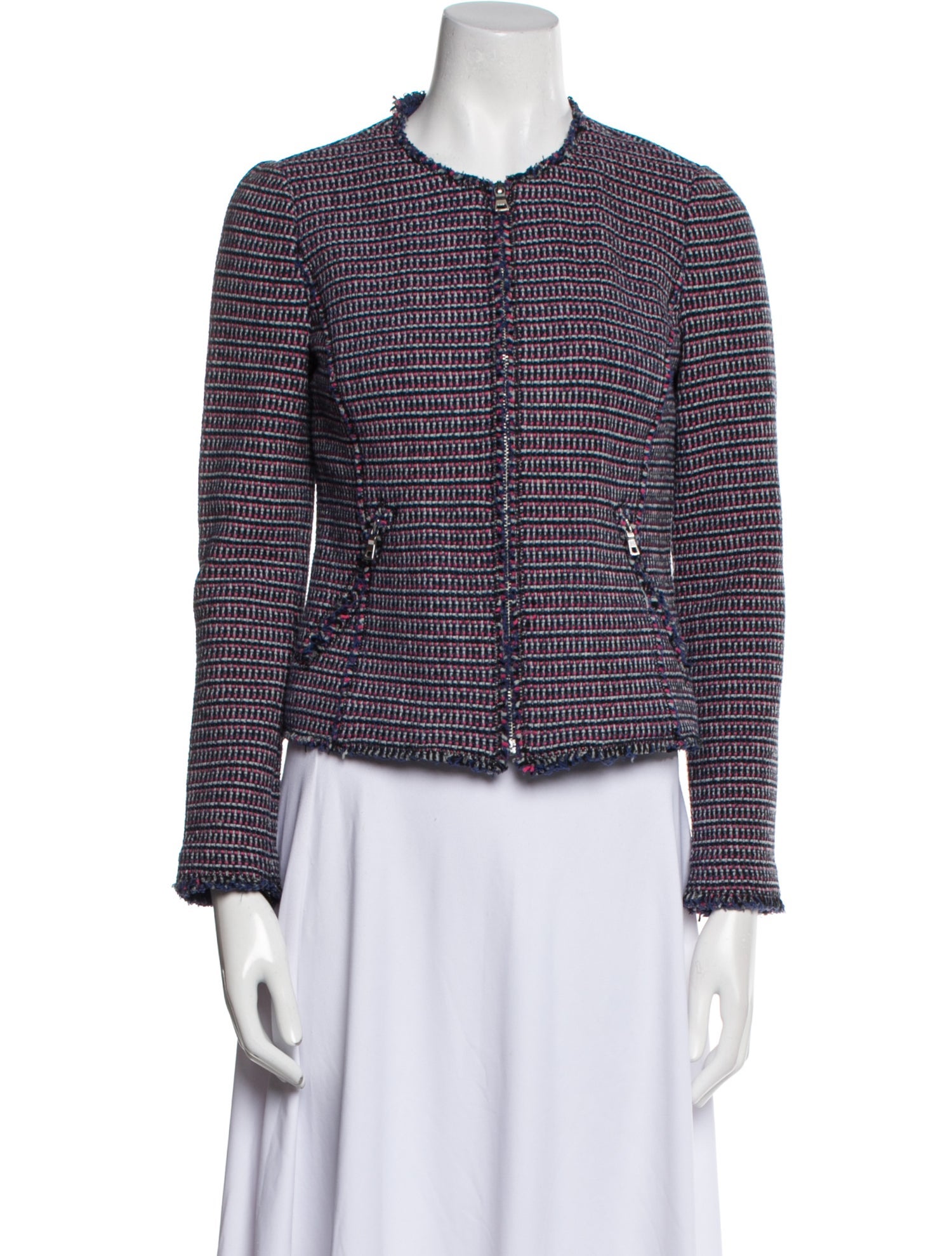 Rebecca Taylor Nylon Tweed Pattern Evening Jacket