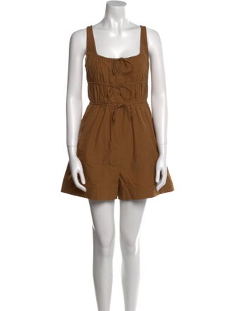 Rebecca Taylor Square Neckline Romper