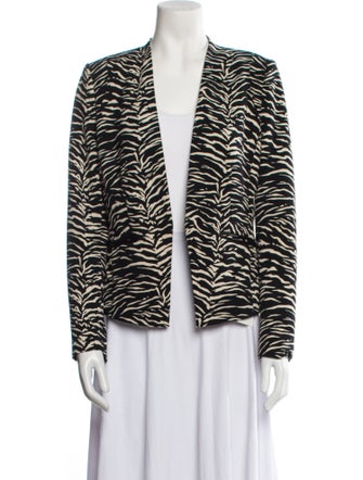 Rebecca Taylor Animal Print Blazer