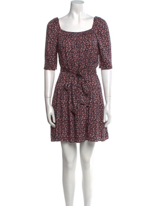 Rebecca Taylor Floral Print Mini Dress