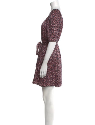 Rebecca Taylor Floral Print Mini Dress