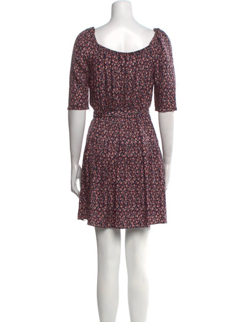 Rebecca Taylor Floral Print Mini Dress