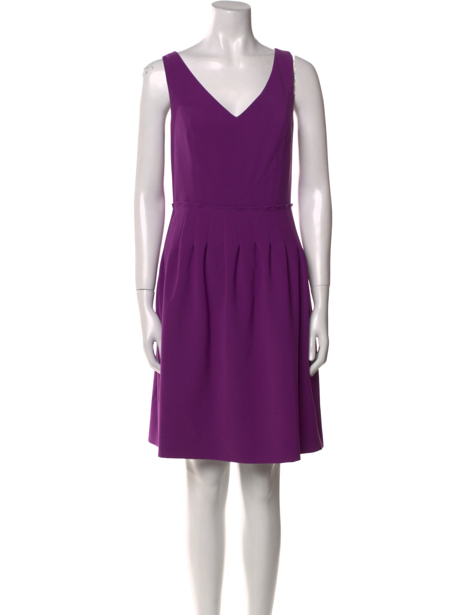 Rebecca Taylor V-Neck Knee-Length Dress