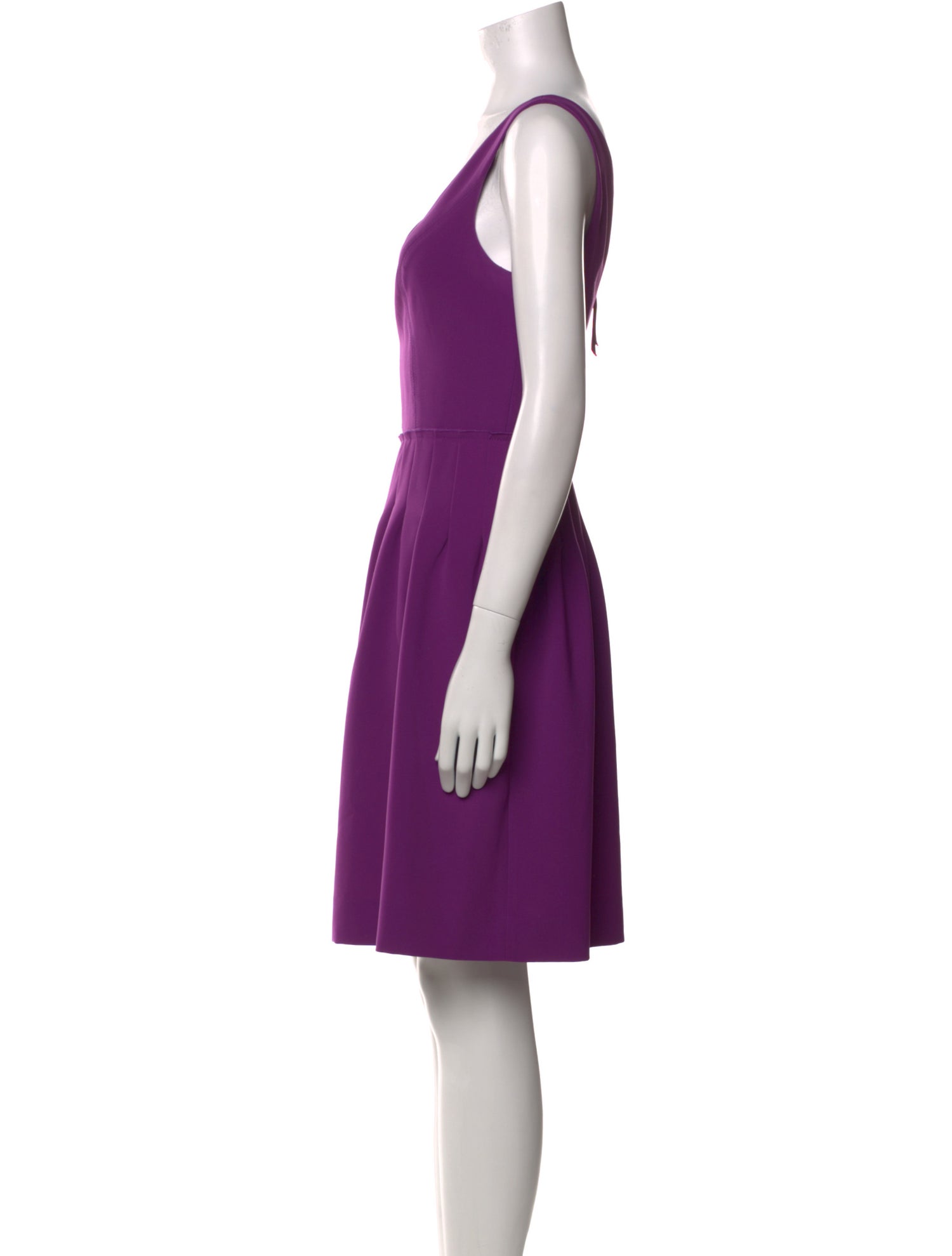 Rebecca Taylor V-Neck Knee-Length Dress