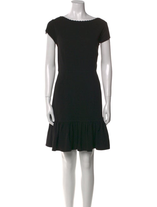 Rebecca Taylor Bateau Neckline Mini Dress