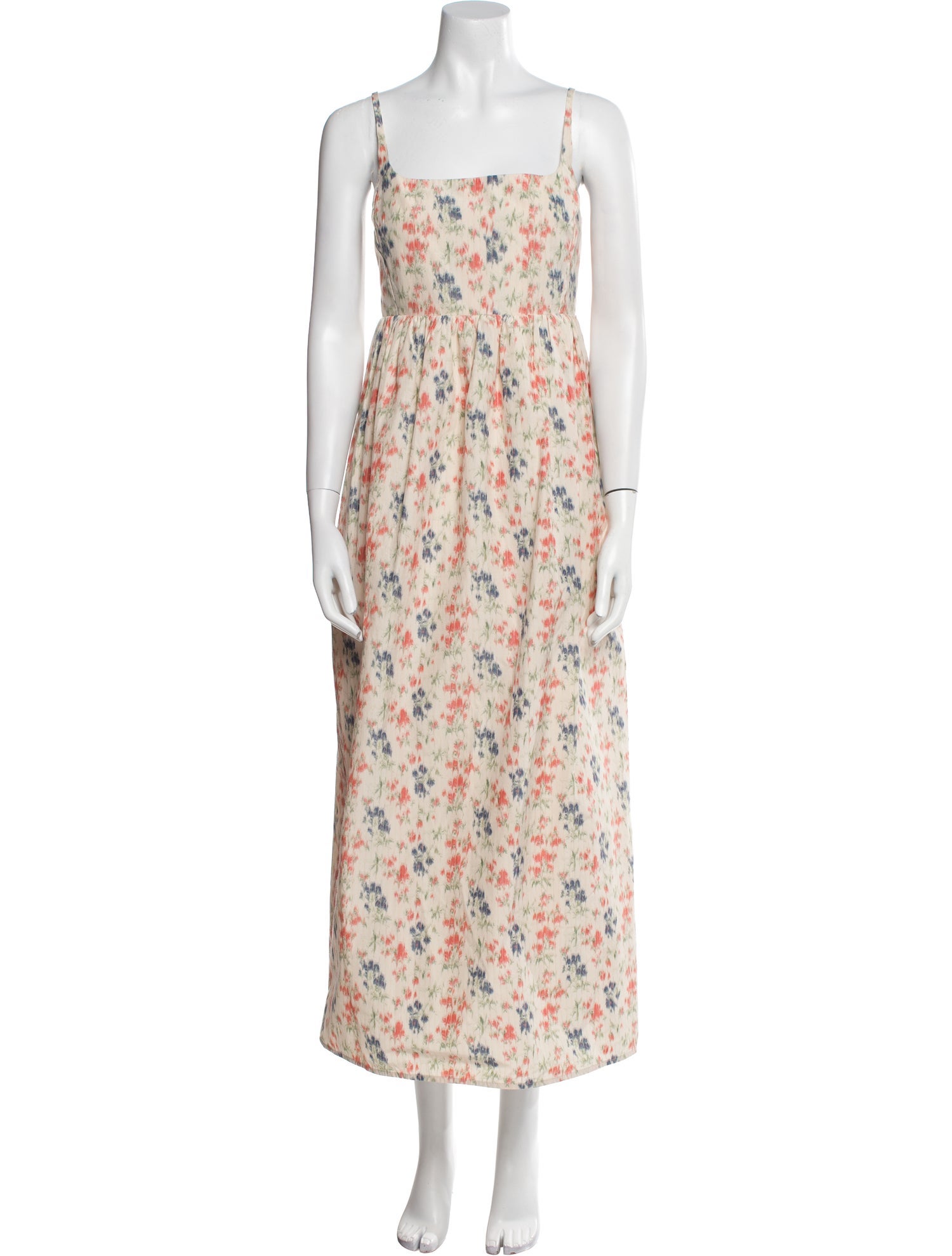 Rebecca Taylor Floral Print Long Dress