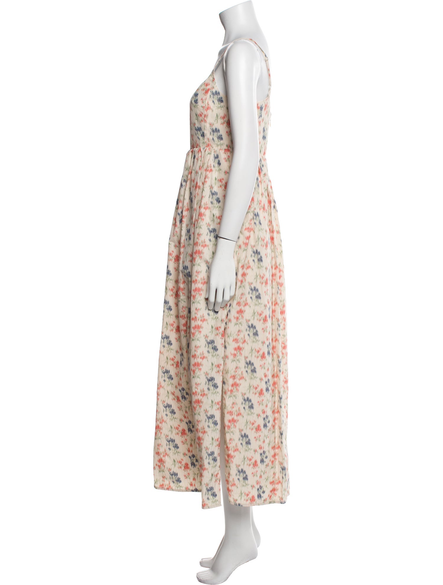 Rebecca Taylor Floral Print Long Dress