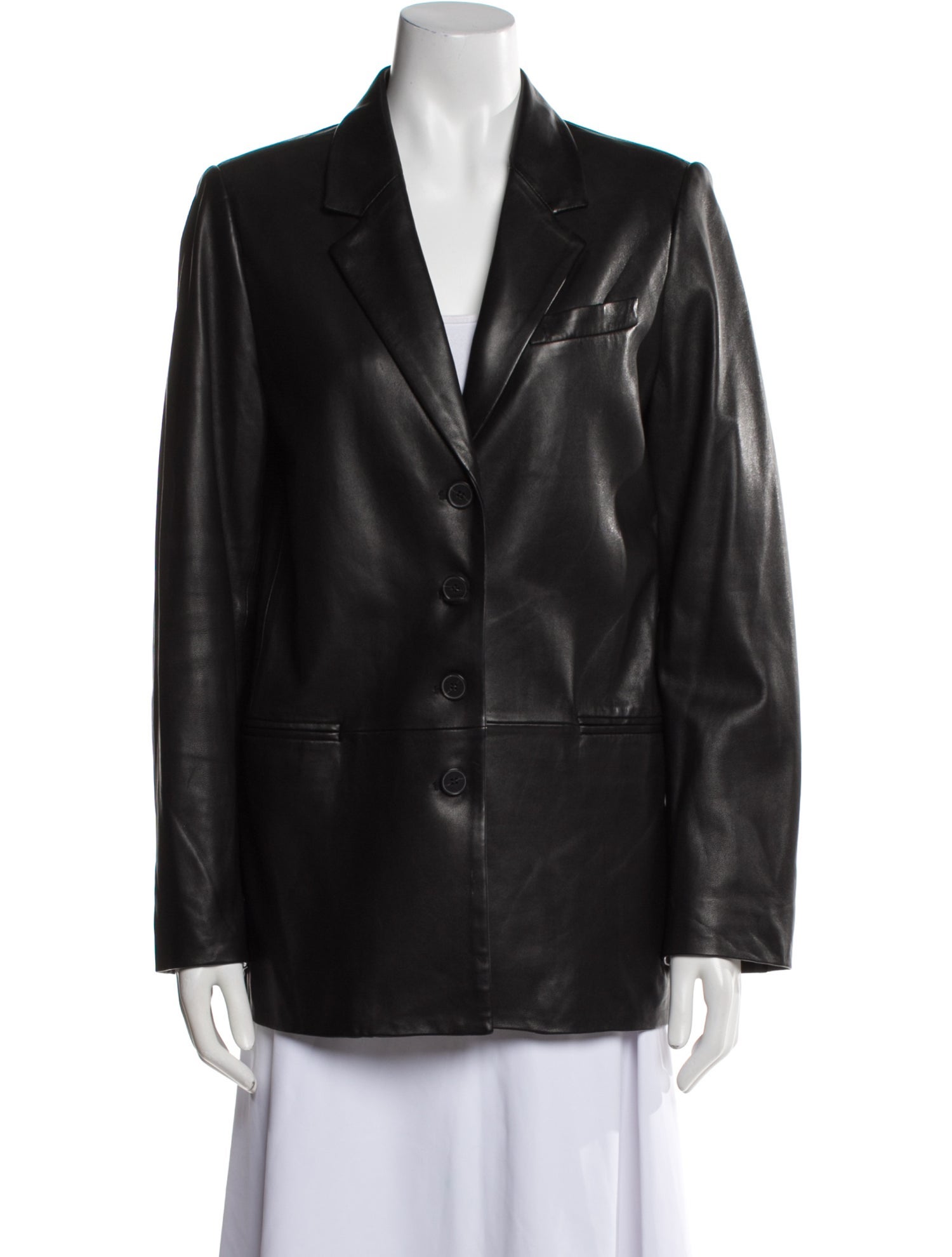 Rebecca Taylor Leather Blazer