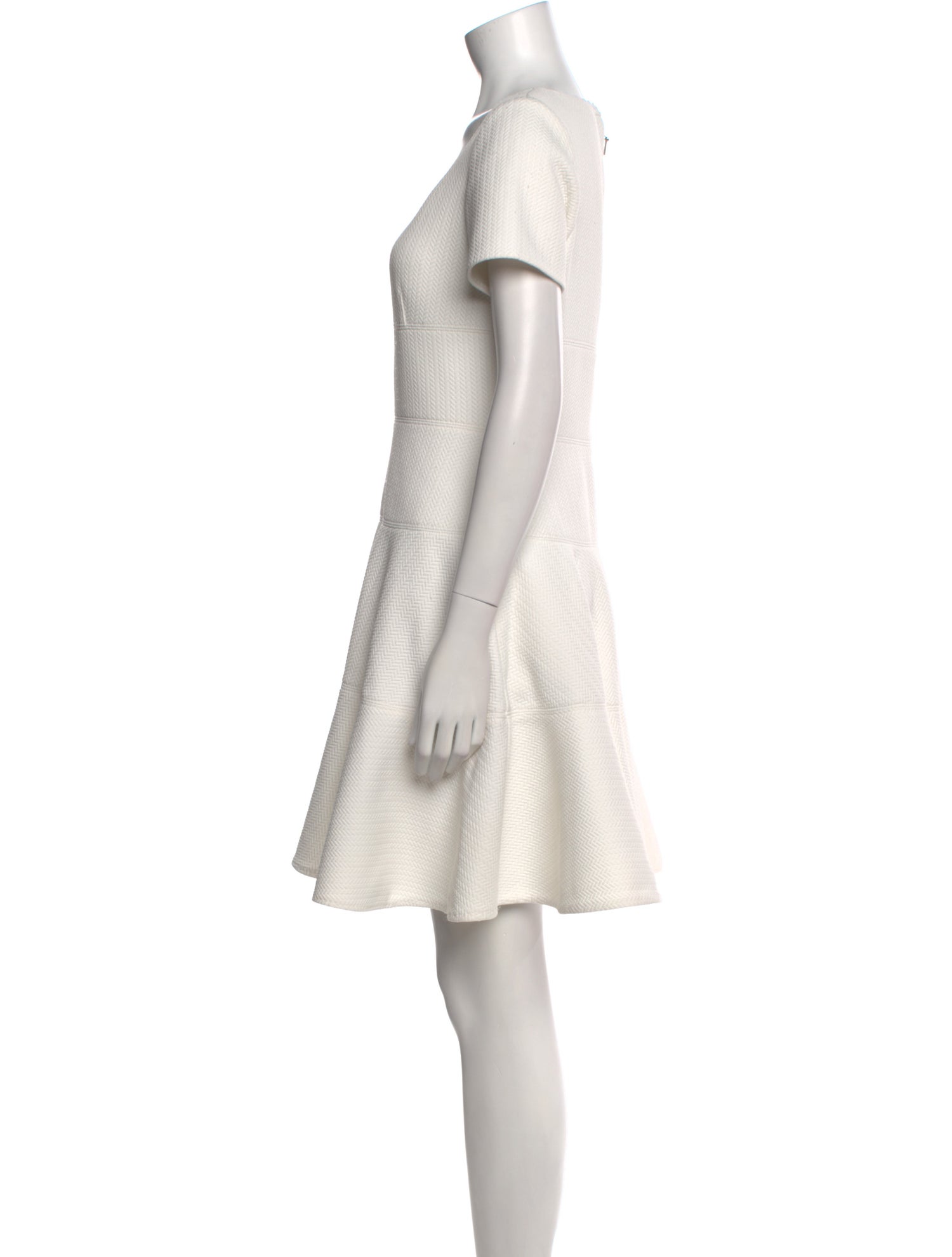 Rebecca Taylor Scoop Neck Mini Dress