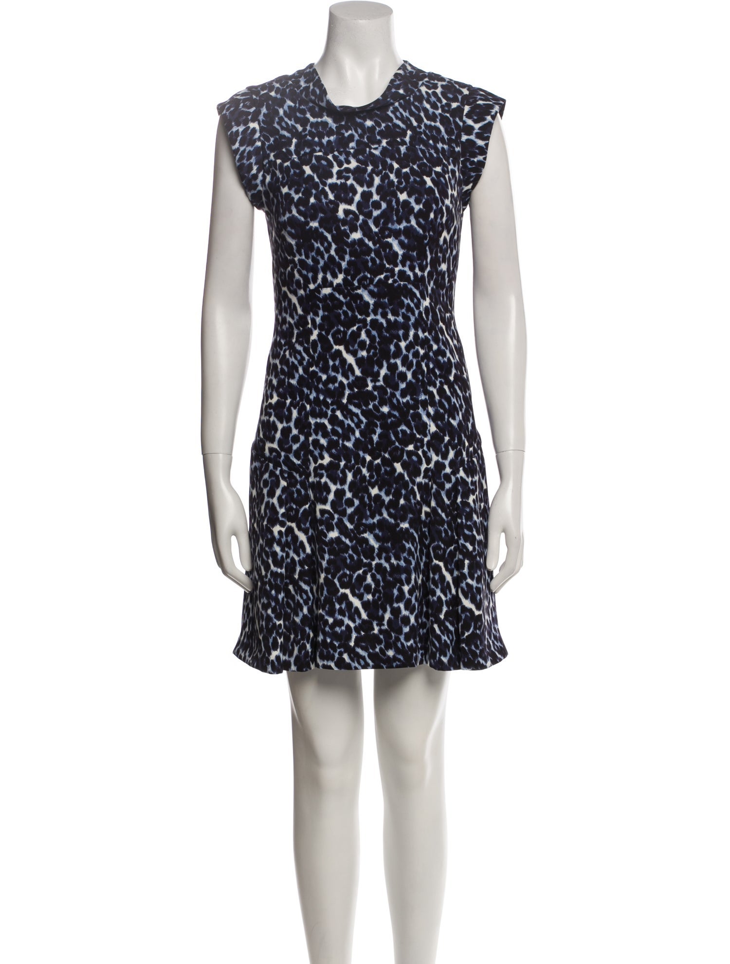 Rebecca Taylor Animal Print Mini Dress