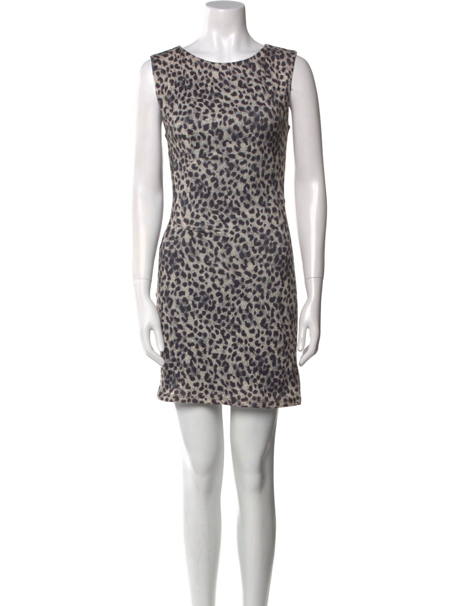 Rebecca Taylor Animal Print Mini Dress
