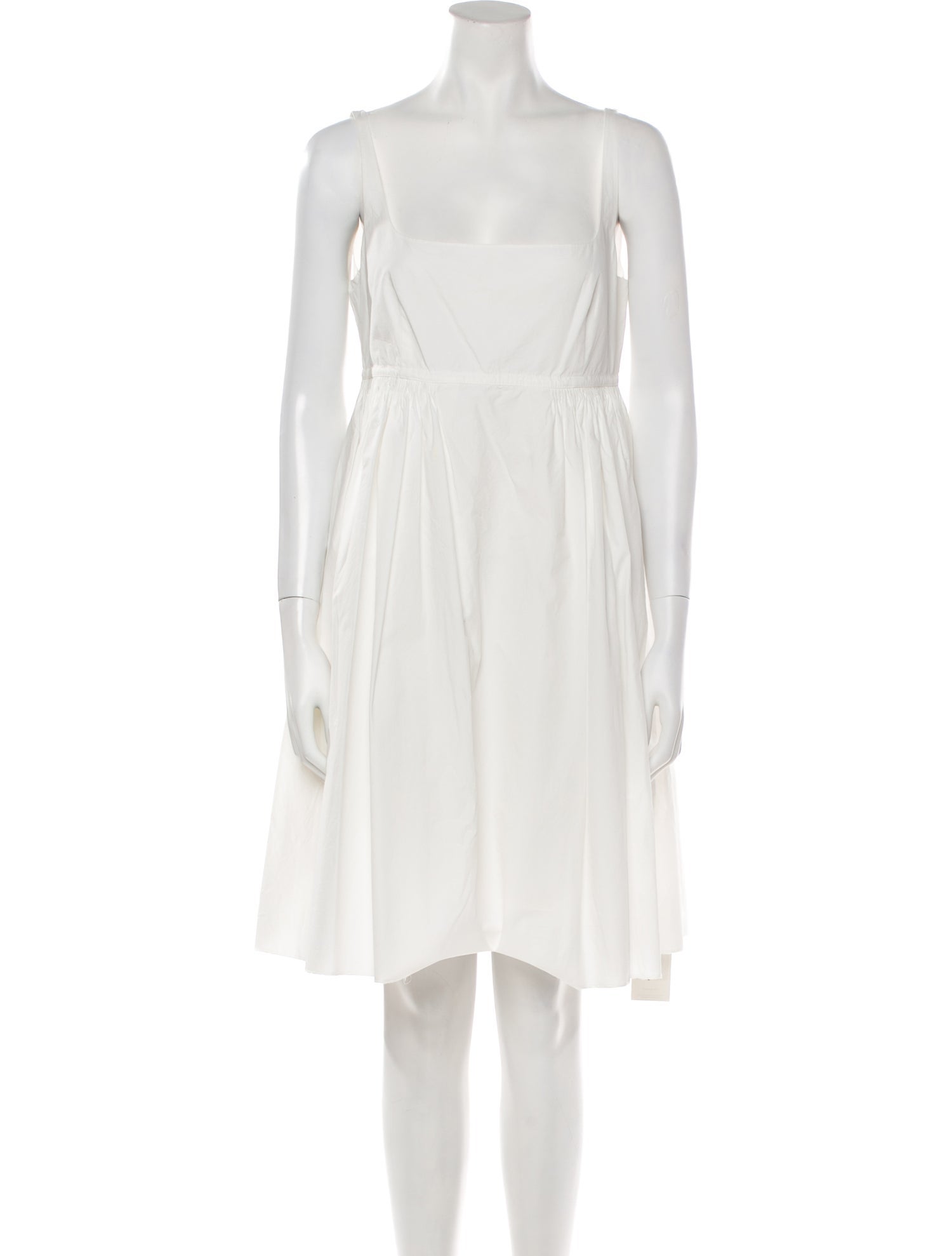 Rebecca Taylor Square Neckline Knee-Length Dress