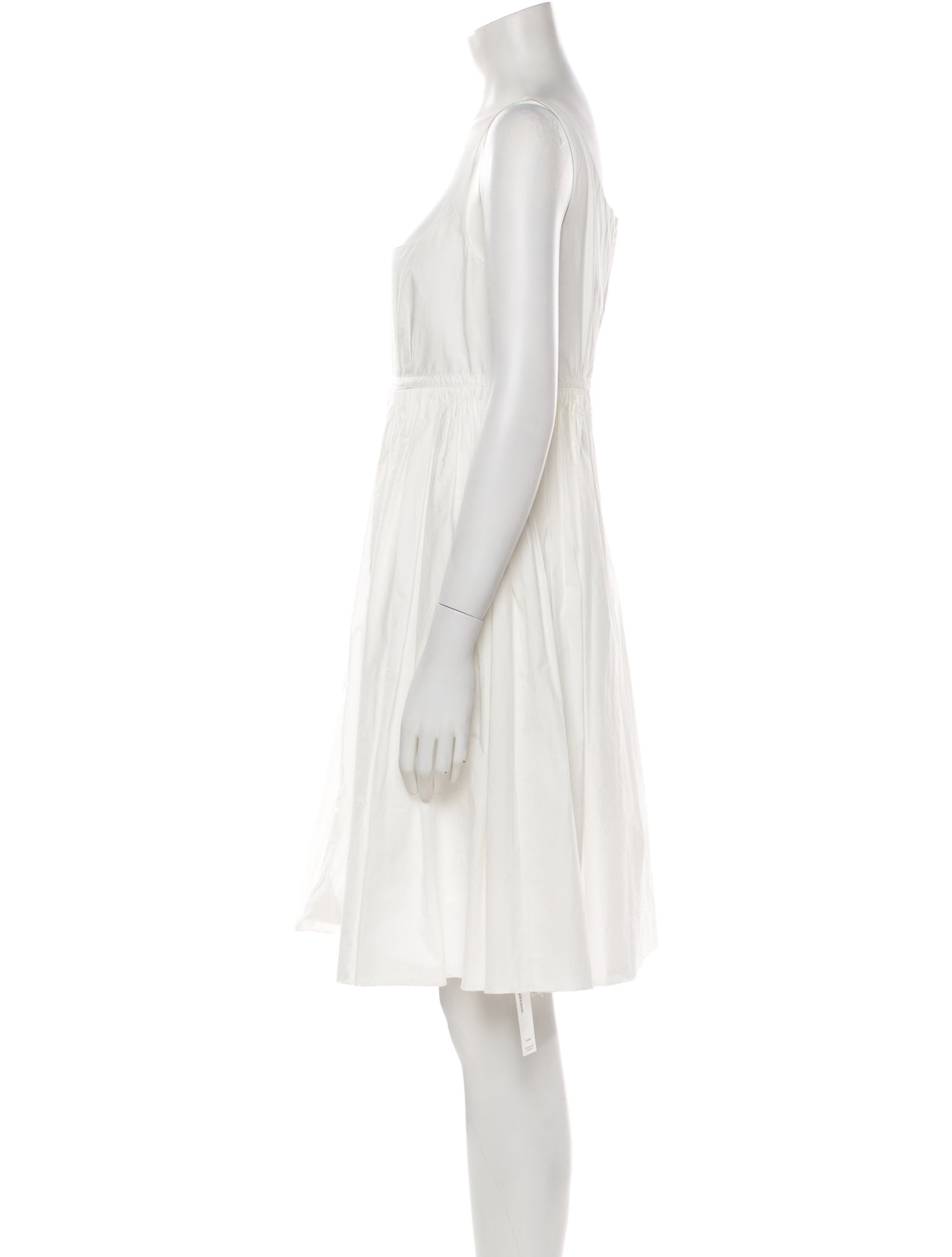 Rebecca Taylor Square Neckline Knee-Length Dress