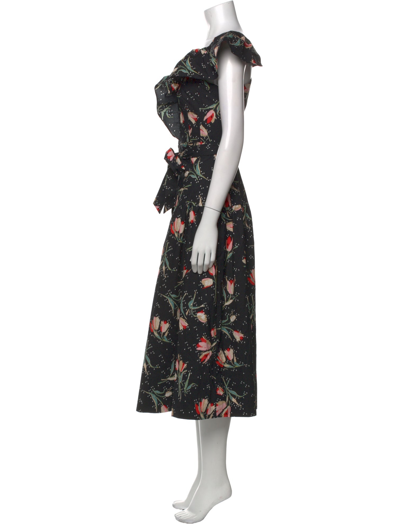 Rebecca Taylor Floral Print Long Dress