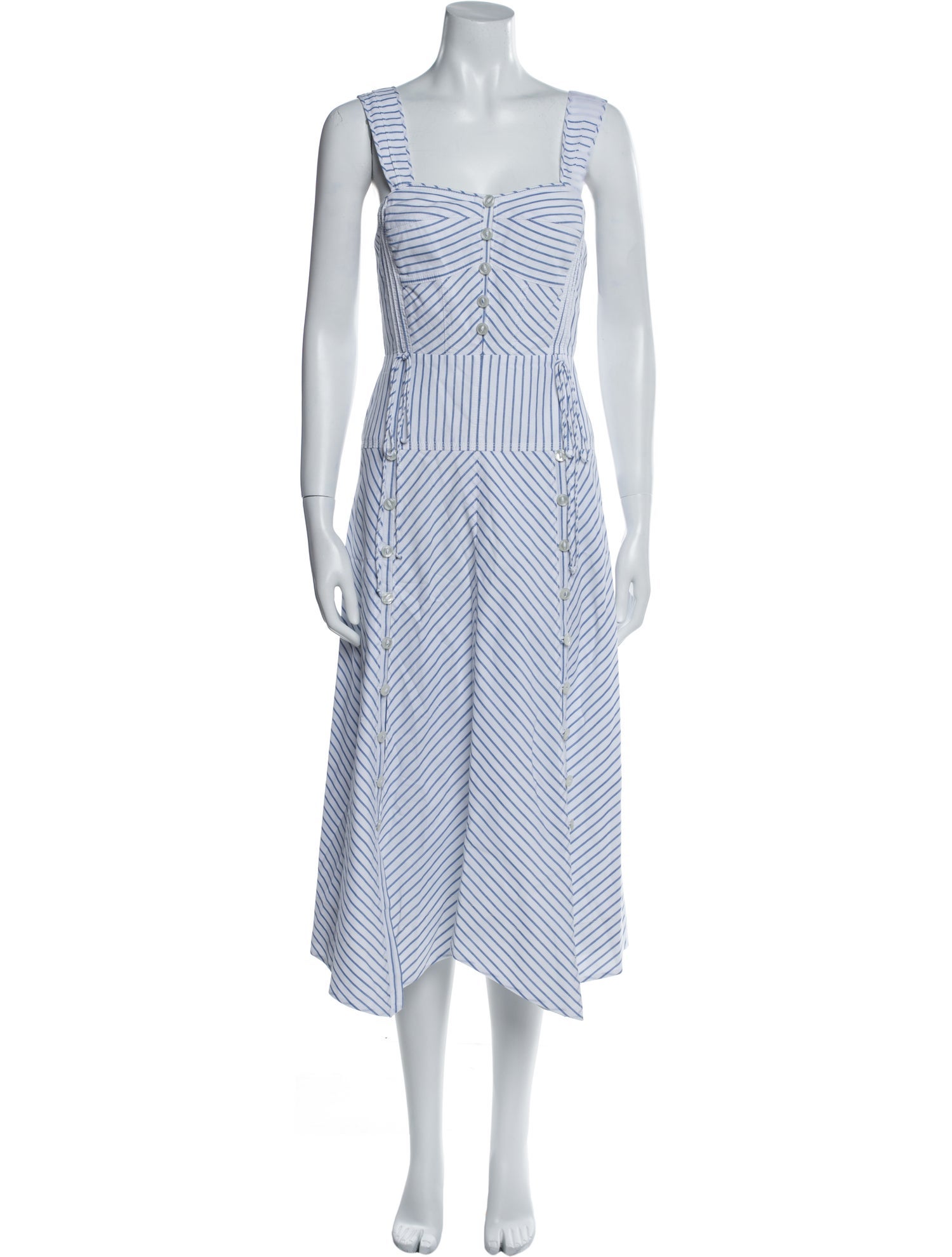 Rebecca Taylor Striped Long Dress