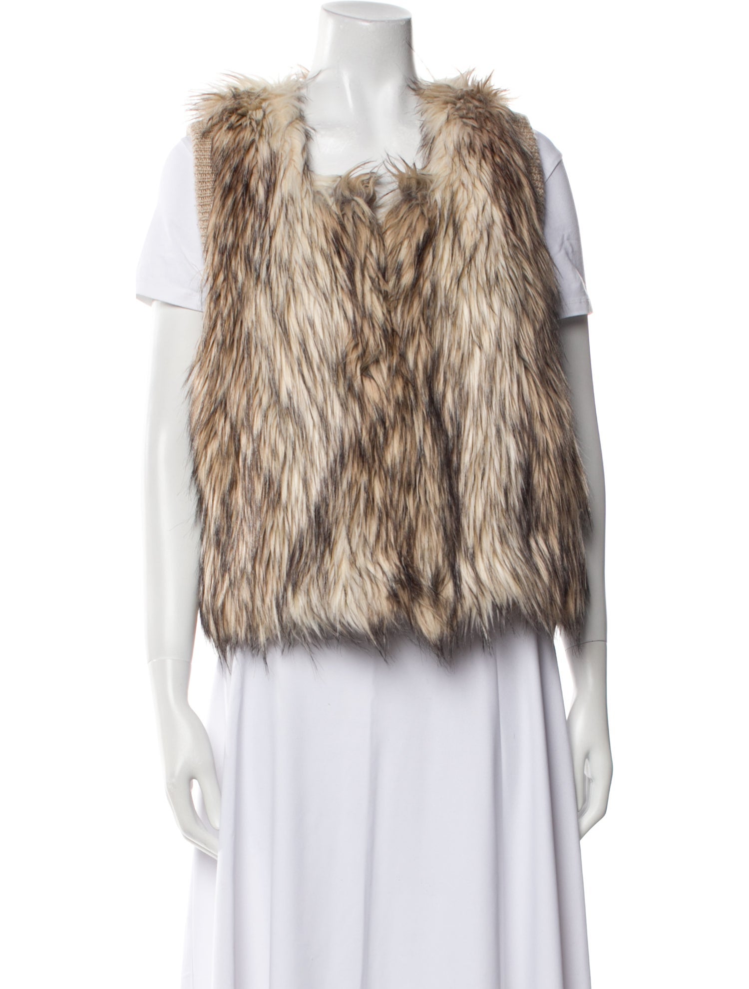 Rebecca Taylor Animal Print Vest