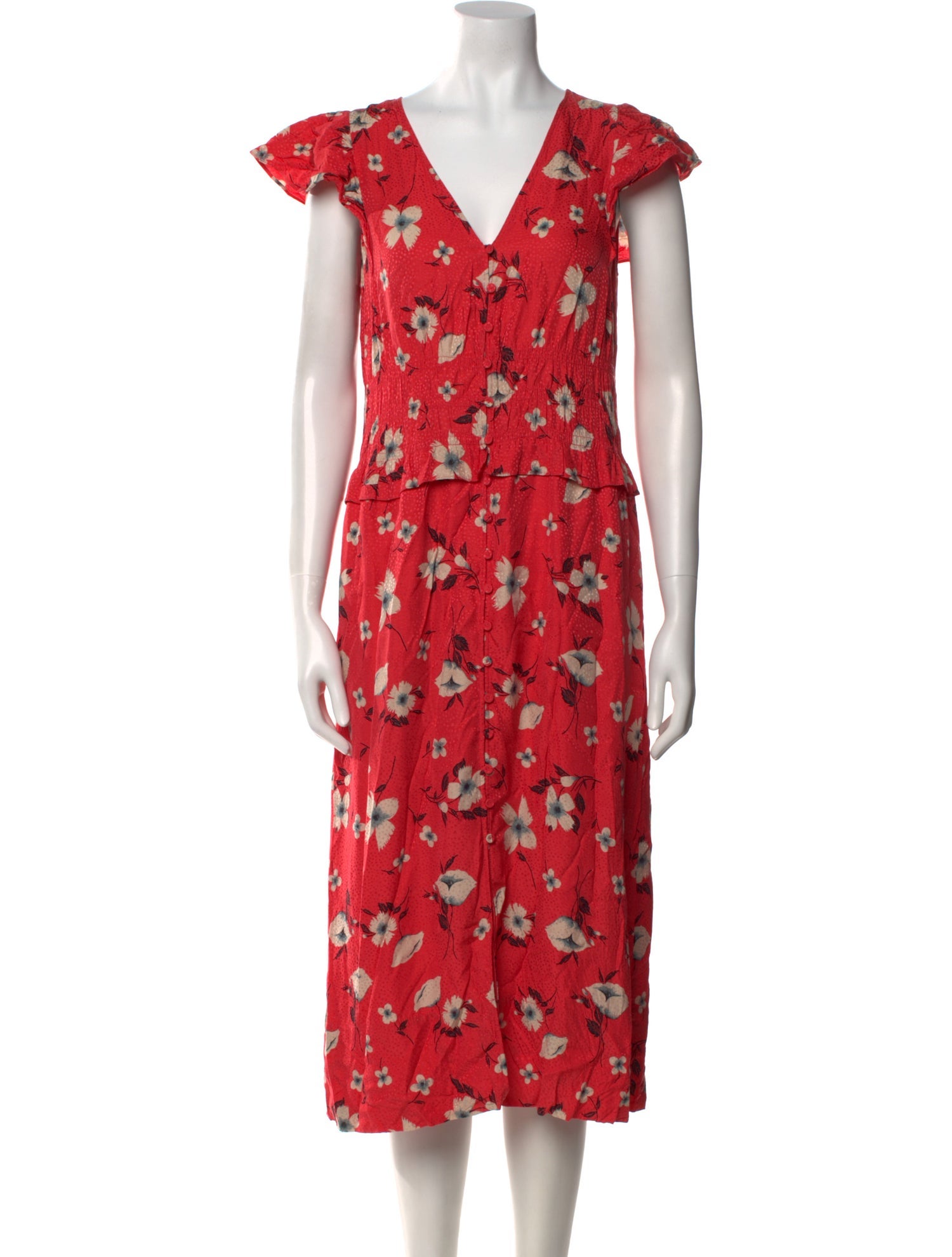 Rebecca Taylor Silk Midi Length Dress