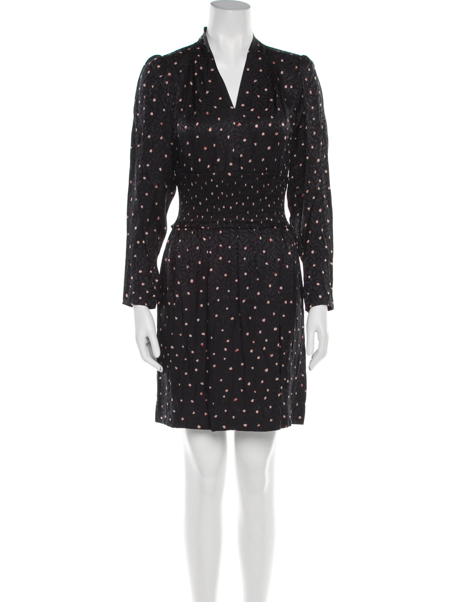 Rebecca Taylor Polka Dot Print Mini Dress